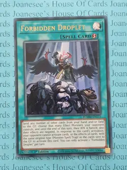 BLMM-EN171 Forbidden Droplet Ultra Rare Yu-Gi-Oh Card 1st Edition New - Image 1