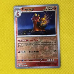 Magcargo 029/162 Rare Reverse Holo Temporal Forces Pokemon Card NM - Image 1