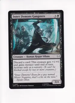 MAGIC THE GATHERING MTG MARVEL'S SPIDER-MAN INNER DEMON GANGSTERS (#4) - Image 1