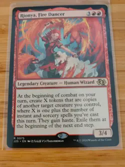 MTG Rionya, Fire Dancer 0075 J25 / Foundations M/NM Free UK P&P - Image 1