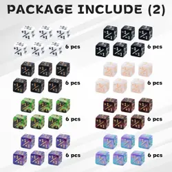 78 Pieces MTG Dice Set with Plus 1 Life Counter & Keyword Token Dice & Shield... - Image 3