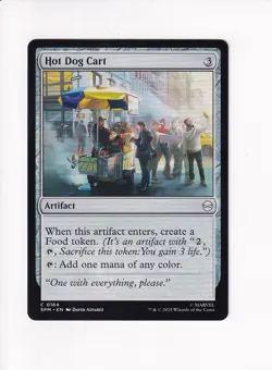 MAGIC THE GATHERING MTG MARVEL'S SPIDER-MAN HOT DOG CART (#2) - Image 1