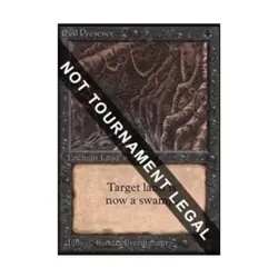 WOTC MtG Collector's Ed Evil Presence (CE) (U) NM - Image 1