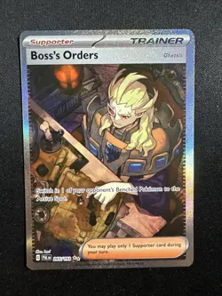 Boss's Orders 265/193 Sv02: Paldea Evolved Holo Pokemon English - Image 1