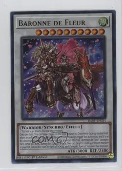 Baronne De Fleur 1st Ed. YuGiOh 25th Anniversary Rarity Collection #RA01-EN034 - Image 1