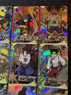 Naruto Shippuden Naruto Character Collectible TCG 12 x Kayou Licensed Cards SSR - Image 3