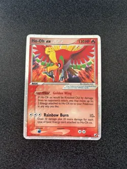 Ho-Oh ex 104/115 Holo Rare EX Unseen Forces 2005 Pokemon Card Played - Image 1
