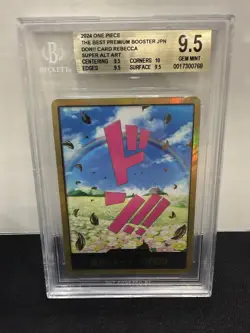 DON!! Card (Rebecca) Gold Frame Premium ONE PIECE Card The Best Japanese BGS 9.5 - Image 1