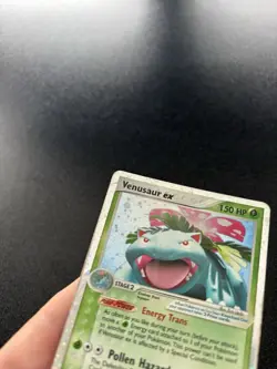 Venusaur ex 112/112 Holo Rare EX FireRed & LeafGreen 2004 Pokemon Card Played - Image 2