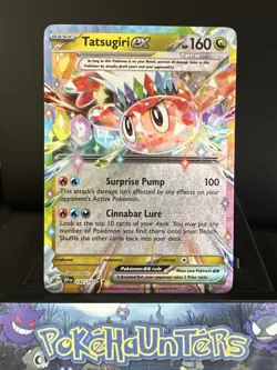 Pokemon Card Tatsugiri ex 142/191 Double Rare Surging Sparks Near Mint - Image 1