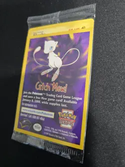 SEALED "Catch Mew" Pokemon PIKACHU Card BLACK STAR PROMO Set#4 Movie WB Stamped - Image 5