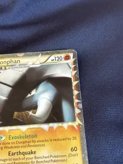 Donphan (Prime) 107/123 Heartgold & Soulsilver Holo Pokemon card played - Image 2