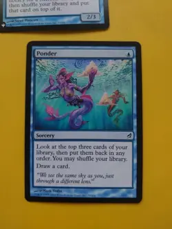 Ponder & Merrow Harbinger Magic the Gathering Card x2 Lorwyn & Mystery Booster - Image 2