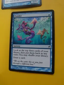 Ponder & Merrow Harbinger Magic the Gathering Card x2 Lorwyn & Mystery Booster - Image 3