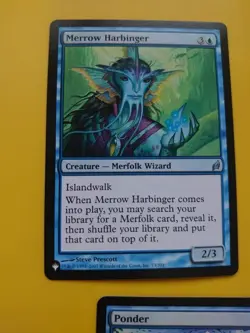 Ponder & Merrow Harbinger Magic the Gathering Card x2 Lorwyn & Mystery Booster - Image 4