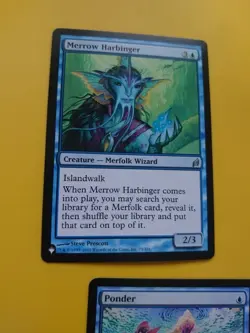 Ponder & Merrow Harbinger Magic the Gathering Card x2 Lorwyn & Mystery Booster - Image 5