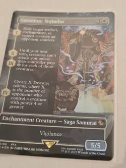 MTG Final Fantasy Commander Summon: Yojimbo 196 Borderless Foil Near Mint - Image 1