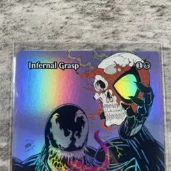 Infernal Grasp - Borderless FOIL - Spider-man MAR - 0018 - MTG - NM - Image 3