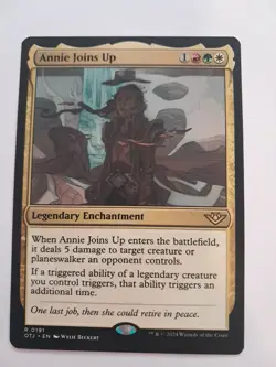 Annie Joins Up NM Outlaws of Thunder Junction MTG Magic the Gathering - Image 1