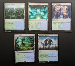 MTG Magic Set of 5 Simic Dual Lands EDH Commander Deck Staples Green Blue Mana - Image 1