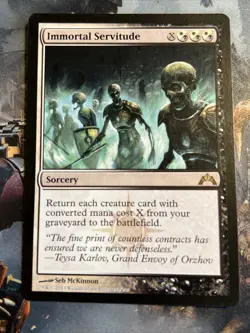 1x Immortal Servitude (220) Gatecrash LP MTG Magic the Gathering x1 MKE - Image 1