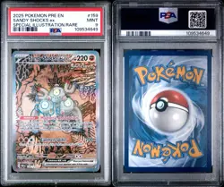 2025 Pokemon Sandy Shocks ex Special Illustration Rare #159 Psa 9 Mint - Image 3