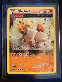 Regirock - XY49 - Roaring Skies Blister Promo, Pokemon Ultra Rare LP -W7 - Image 1