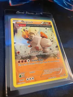 Regirock - XY49 - Roaring Skies Blister Promo, Pokemon Ultra Rare LP -W7 - Image 2