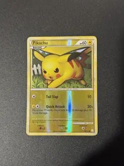 Pikachu 78/123 Reverse Holo HeartGold SoulSilver Pokemon Card 2010 MP - Image 1