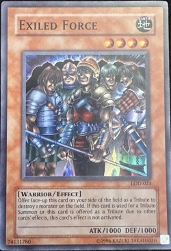 Exiled Force - LOD-023 - Super Rare Yugioh TCG Card - Image 1