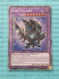 BLMM-EN008 Dark Paladin Starlight Rare Yu-Gi-Oh Card 1st Edition Chibi Art New - Image 1