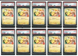 PSA 10 PIKACHU PROMO 020 McDONALD'S 2025 Pokemon card Japan 10 Sequential set - Image 2