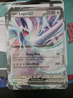 JUMBO Lugia ex Card CLV 017/034 Scarlet & Violet Promo Oversized Pokemon NM - Image 2