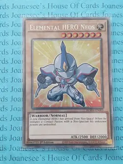 BLMM-EN003 Elemental HERO Neos Starlight Rare Yu-Gi-Oh Card 1st Edit Chibi New - Image 3