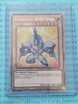 BLMM-EN003 Elemental HERO Neos Starlight Rare Yu-Gi-Oh Card 1st Edit Chibi New - Image 4