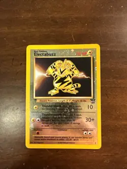 ELECTABUZZ 2002 Winner Stamped #1 Reverse Holo Best Of Game Promo Pokemon Card - Image 1