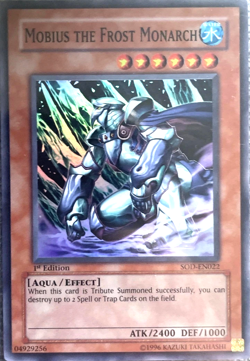 Mobius the Frost Monarch - SOD-EN022 Super Rare Unlimited YuGiOh TCG Card - Image 1