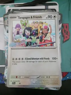 JUMBO Terapagos and Friends Horizons Card SVP Promo Oversized Pokemon NM - Image 1