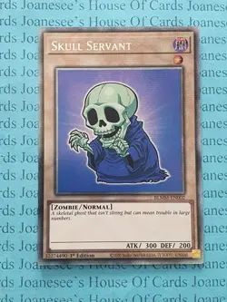 BLMM-EN002 Skull Servant Starlight Rare Yu-Gi-Oh Card 1st Edition Chibi Art New - Image 1