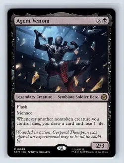 Agent Venom #49 Regular Rare MTG 2025 Marvel's Spider-Man - Image 1