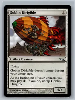 Magic The Gathering Mirrodin Goblin Dirigible #177/306 MTG TCG CCG - Image 1