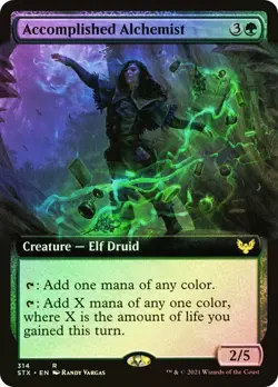 MTG - Accomplished Alchemist - Extended Foil - Strixhaven - Magic the Gathering - Image 1