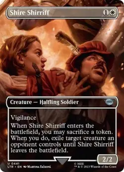 Shire Shirriff (Borderless) -Foil Near Mint MTG - Image 1