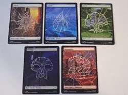 MTG - Full Art Land Set - Marvel's Spiderman - Image 2