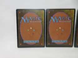 EBON STRONGHOLD X3 MAGIC THE GATHERING FALLEN EMPIRES 1994 VTG MTG CARD #429 - Image 5