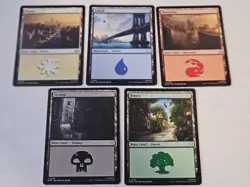 MTG - Basic Land Set - Marvel's Spiderman - Image 1