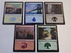 MTG - FOIL Basic Land Set - Marvel's Spiderman - Image 3
