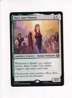 MAGIC THE GATHERING MTG MARVEL'S SPIDER-MAN MARY JANE WATSON - Image 1