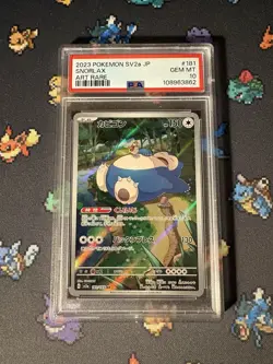 Pokemon Cards Snorlax 181/165 Art Rare Pokemon 151 JAPANESE - PSA 10 GEM MINT - Image 1