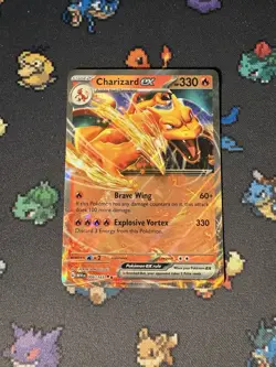 Pokemon Cards Charizard ex 006/165 Ultra Rare Pokemon 151 - (NM) - Image 1